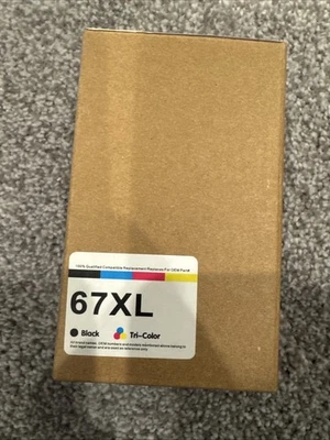 67XL Compatible Black and Tri-Color Ink Cartridges - Image 1 of 3