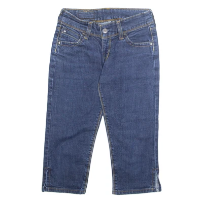 LEVI'S Womens Pedal Pushers Shorts Blue M W24 - Image 1 of 4