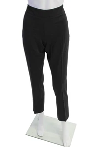 Donna Karan New York Womens Side Zippered Tapered Leg Pants Black Size S - Picture 1 of 5