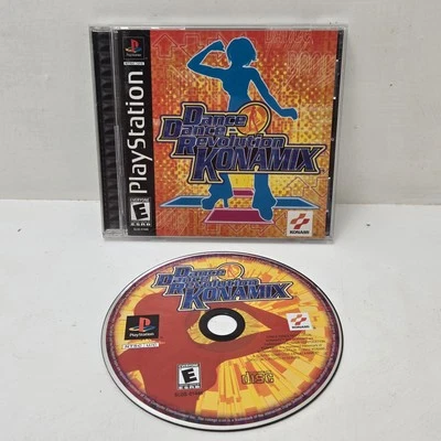 Dance Dance Revolution Konamix - PS1 Playstation- CIB + Manual  - Image 1 of 4