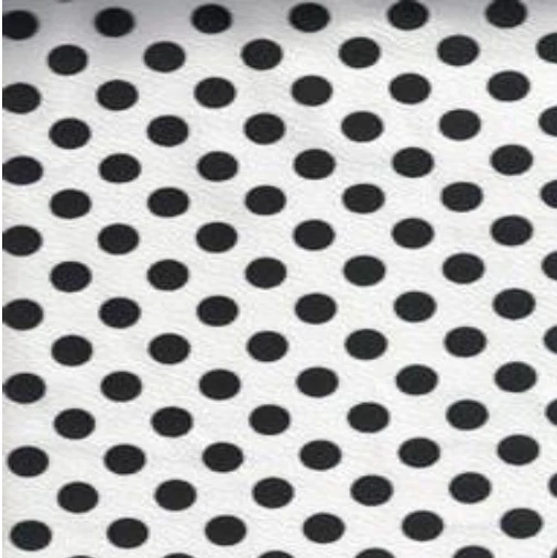 Tela Liverpool puntos tejidos blanco y negro 58" por yarda Foto 1 de 1