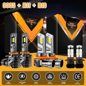 6x AUXBEAM LED Headlight Foglight Bulbs Conversion Kit for Ford F-150 2015-2022 - Picture 1 of 12