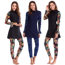 Modest Burkini Women Muslim Swimwear Full Cover Swimsuit Islamic Beachwear Suit