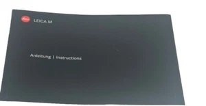 Leica M MCamera Bedienungsanleitung / Anleitung in Englisch & Deutsch - Bild 1 von 1