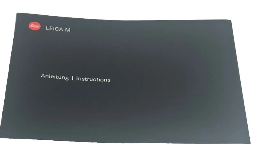 Leica M MCamera Instruction Manual / Guide In English & German - Image 1 of 1