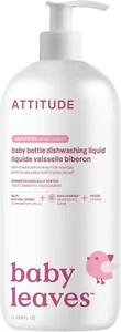 ATTITUDE Baby Dish Soap and Bottle Cleaner, EWG Verified Dishwashing Liquid, No - Picture 1 of 12