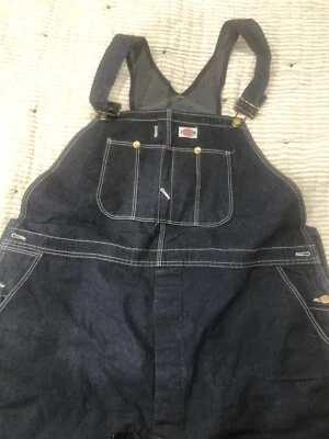 Vintage  Dickies Overalls Work  Men's Size 50 X 32 Made In USA 100% Cotton - Image 1 of 4