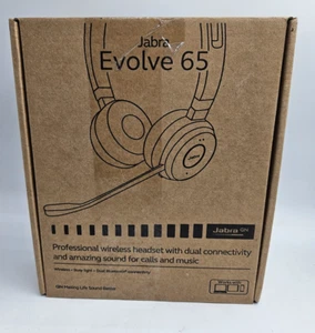 Jabra Evolve 65 SE MS Stereo Headset (6599-833-309) - NEW OPEN - Picture 1 of 13