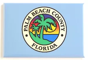 Flagge Palm Beach Florida KÜHLSCHRANKMAGNET - Bild 1 von 3