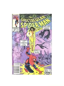 Spectacular Spider-Man #176 Newsstand Edition Marvel Comics 1991 Corona 1st App - Picture 1 of 3