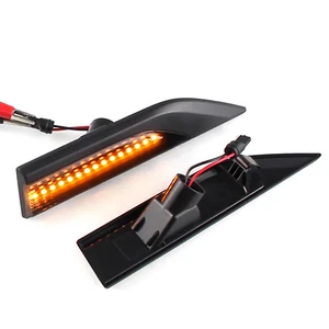 2 X Dynamic LED Side Marker Turn Signal Light Fit For VW Volkswagen MK4 15-17 - Picture 1 of 8