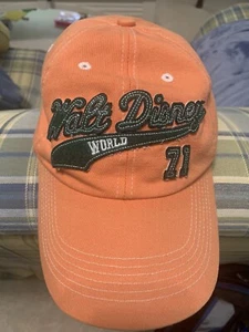 Disney Parks Walt Disney World 71’ Vintage Baseball Cap Orange - Picture 1 of 8