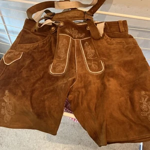 trachtenlederhose herren kurz Gr. 56 - Bild 1 von 3