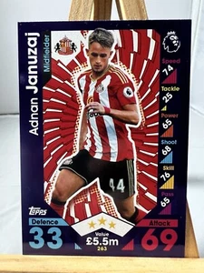 Adnan Januzaj Sunderland AFC Match Attax 2016/17 Football Card - Picture 1 of 2