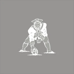 New England Patriots #6 NFL Team Logo 1 Farbe Vinyl Aufkleber Sticker Fenster Wand - Bild 1 von 7