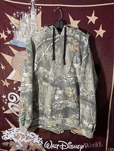 Men XL Realtree Edge Camouflage Hooded Pullover Hunting Sweatshirt cotton Hoodie - Picture 1 of 8
