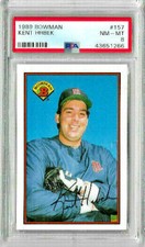 1989 Bowman Kent Hrbek PSA 8