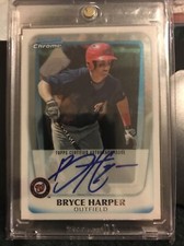 2011 Bowman Chrome Rookie RC Prospect SP AUTO Bryce Harper (#BCP-111.Philadephia