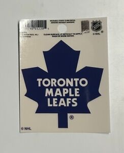 Toronto Maple Leafs Static Cling Decal 4” x 3.5”
