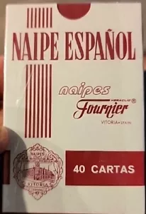 NAIPE ESPAÑOL Tarjetas de Juego Hechas en España, 40 Cartas Versión Española Nuevas, Precintadas - Imagen 1 de 4