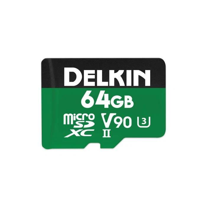 Delkin Devices Power 64GB Micro SD XC UHS-II V90 Memory Card - Image 1 of 1