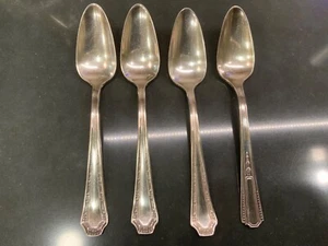 Cucchiai frutta placcato argento piatto Fairfield alfa 3+1 variante - Foto 1 di 8