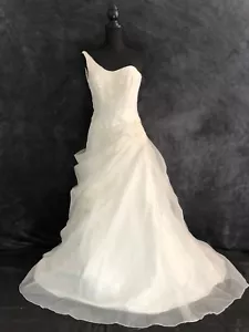 NEW STUNNING WEDDING DRESS BY BERKETEX - SIZE 8 10 BRIDAL BALL ,RRP £1499 - Picture 1 of 8