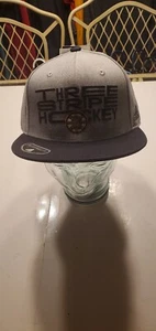 Boston Bruins Adidas NHL Three Stripe Hockey flat bill snapback hat  - Picture 1 of 4