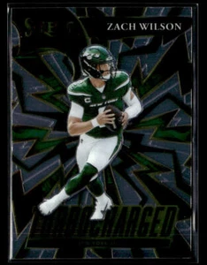 2021 Panini Select #TUR-2 Zach Wilson Turbocharged Card New York Jets - Picture 1 of 2