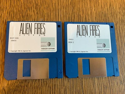 ALIEN FIRES 2199 AD GAME AMIGA COMPUTER 3.5" INCH FLOPPY(S) TESTED NEAR MINT - Image 1 of 2