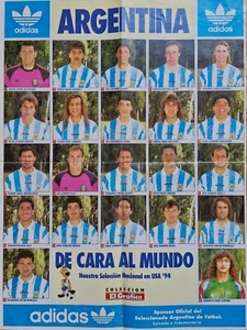 3 afiches / posters de la Selección argentina de fútbol (1994, 2002, 2014) - Picture 1 of 3