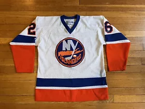 VINTAGE New York Islanders Jersey Men’s Small White Gerry Cosby 1989 ASNIS - Picture 1 of 10