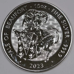 2023 10 OZT .999 Silver - Royal Silver Beasts " Yale of Beaufort" Silver Coin - Picture 1 of 2