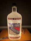 New York Rangers Decorative Bottle With Light .Put On Mantle Or Man/ Woman Cave.