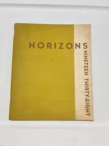 Vintage 1938 HORIZONS Creative Verse Book By Pupils of HUBERT HOWE BANCROFT - Picture 1 of 5