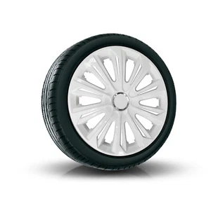Z458518 Radkappen Radzierblenden EINZELN (1Stück) 14 Zoll weiß STRONG - Bild 1 von 1