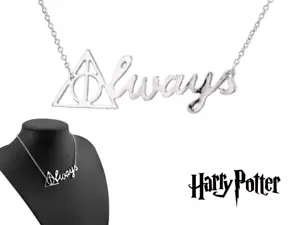 HALSKETTE ALWAYS HARRY POTTER UND DIE GESCHENKE DES TODES STILLE PITON SLYTHERIN SILBER - Bild 1 von 2