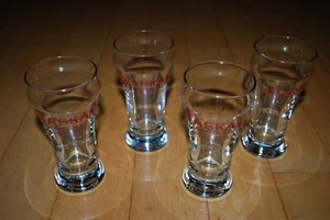 Vintage Alaskan Beer Sham Glass 5” Tasting Shot Brewing Co. Lot of 4 - Picture 1 of 4