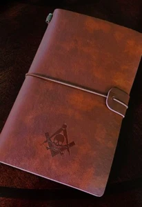 Widow's Son Masonic Leather Journal - Picture 1 of 2