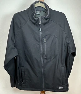 DRI DUCK DDX Softshell Jacket Men’s Large Black Waterproof Windproof Workwear - Picture 1 of 16