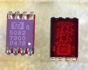 HP 5082-7300 4x7 Punkt Matrix LED Displays vintage - Bild 1 von 3