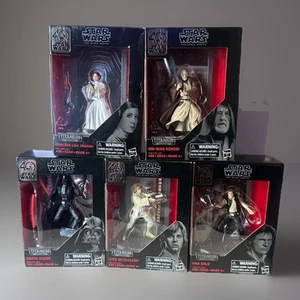 Star Wars 40th Anniversary Black Series Titanium Series 3,75" Figuren 1-5 Sealed - Bild 1 von 23