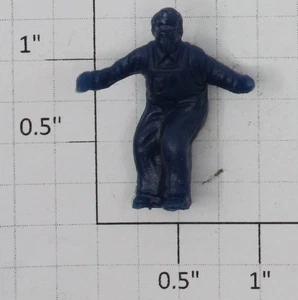 Lionel 3464-17 blaue unbemalte operative Güterwagenfigur mit ausgezogenen Armen (1) - Bild 1 von 1