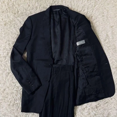 [Buen Estado] Dior Mezcla Cachemira Forro CD Icono Configuración Negro Foto 1 de 4