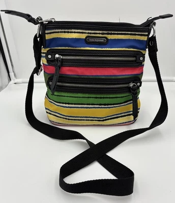 Dana Buchman Christina Multicolor Stripe Crossbody Bag Koles Line RN73277 - Image 1 of 4