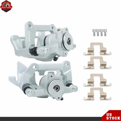 2× Rear Left & Right Brake Caliper w/Bracket for Audi Q5 2013-2017 A4 A5 Quattro - Image 1 of 4