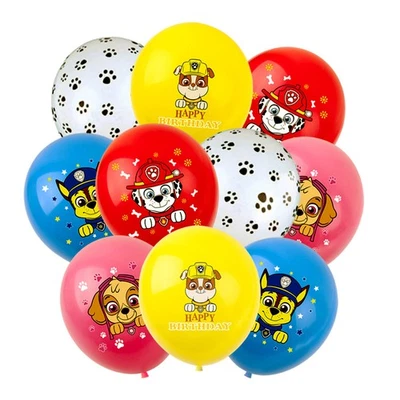 20 PCS Paw Patrol LATAX Balloons Gaming Party Birthday Supplies Helium Balloon - image 1 of 4