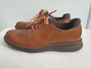 Cole Haan 2. Zerogrand Laser Budapester Oxford braune Schuhe Größe 7 1/2 m - Bild 1 von 17