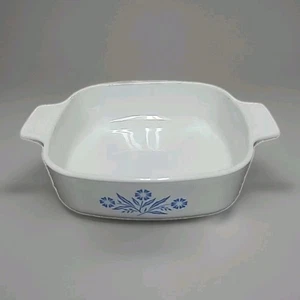 VTG Corning Ware Blue Cornflower 1 Qt Casserole Dish Pan Bowl A-1-B NO Lid USA - Picture 1 of 8