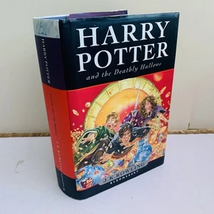 Harry Potter and Deathly Hallows First Edition 2007 J K Rowling Hardback Book - Imagen 1 de 8